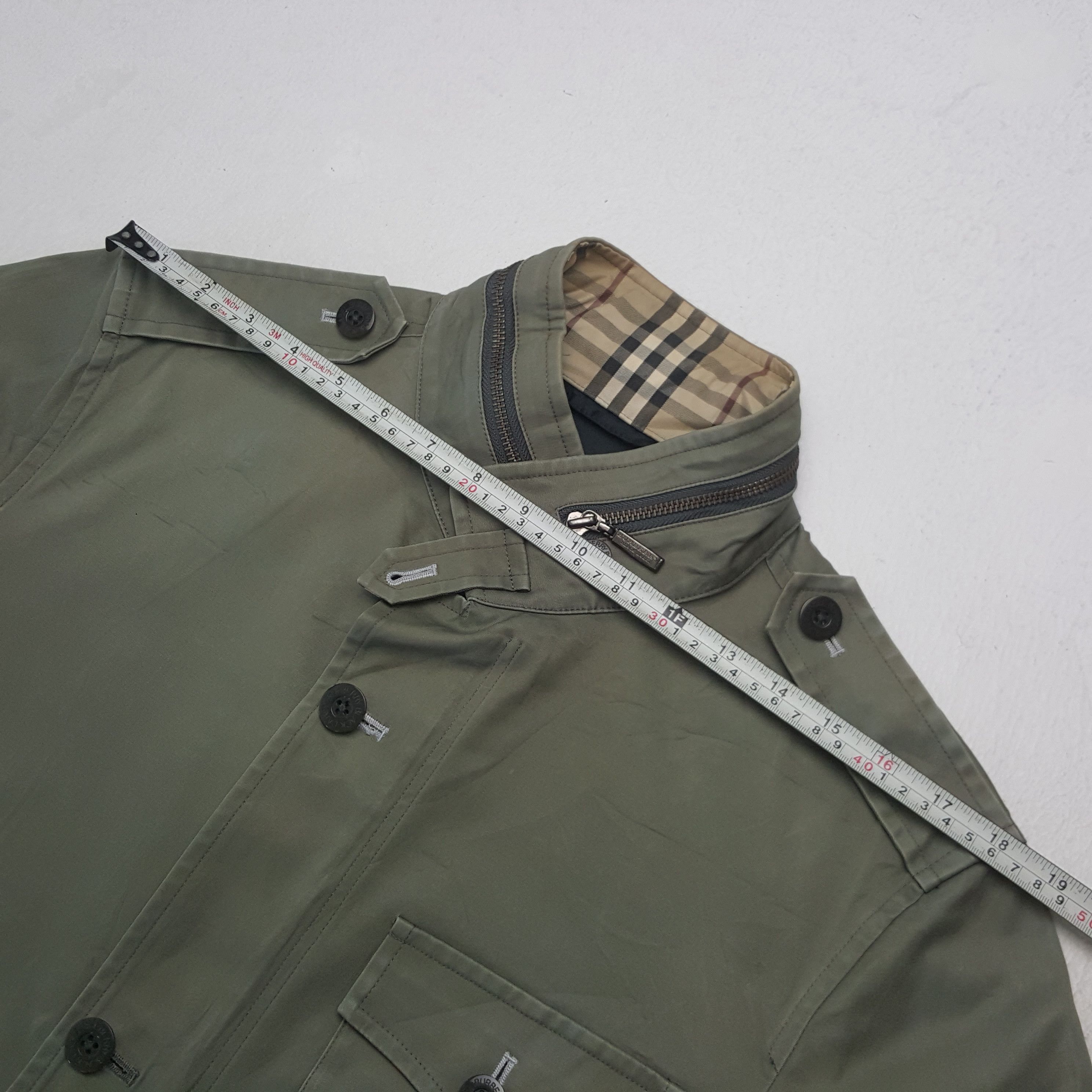 Burberry × Vintage Vintage Burberry London Black Label Custom Spell Out Jacket Size US S / EU 44-46 / 1 - 6 Thumbnail