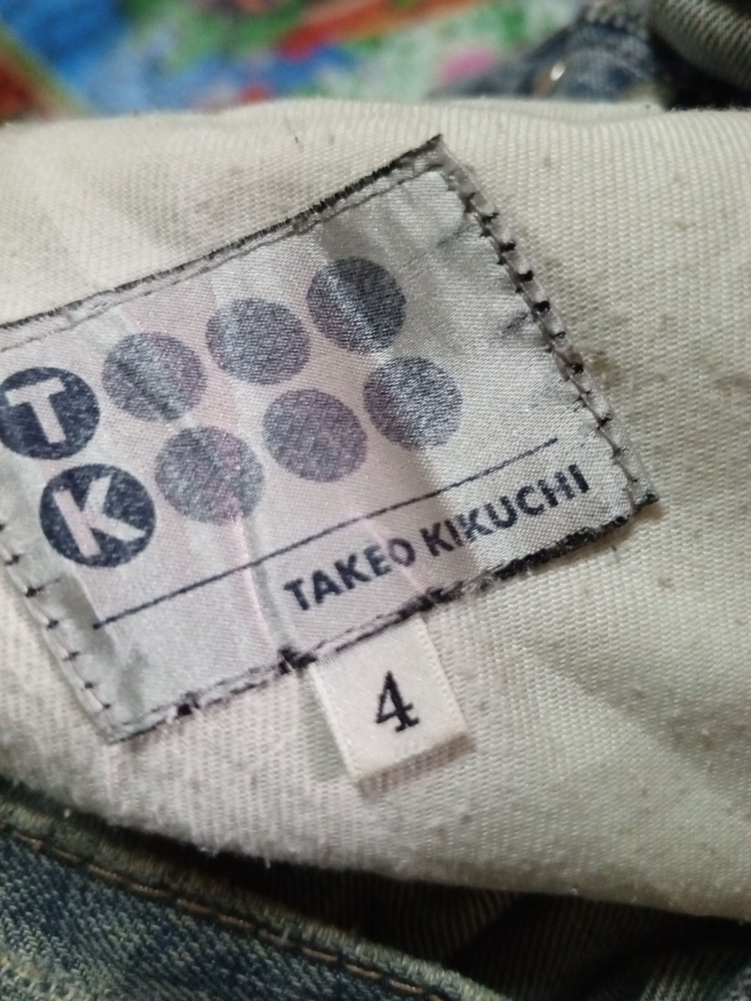Japanese Brand × Takeo Kikuchi Takeo kikuchi JAPANBRANDS jeans rare design Size US 36 / EU 52 - 14 Thumbnail