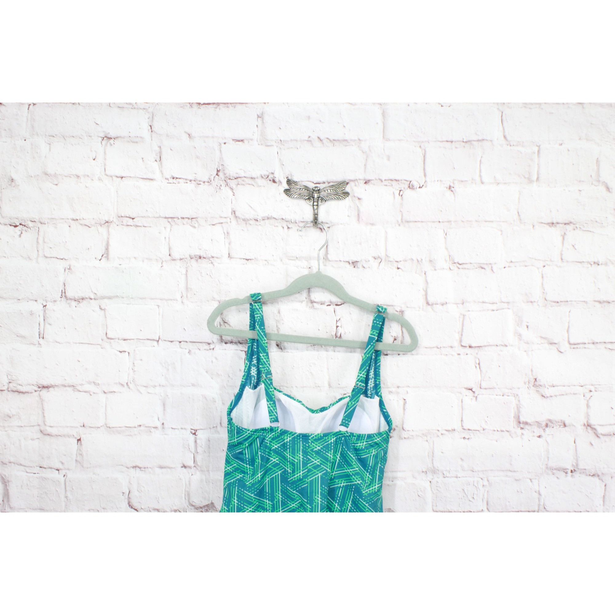 L.L. Bean LL Bean Women's Mix and Match Swimwear Tankini Top Print Size M / US 6-8 / IT 42-44 - 4 Thumbnail