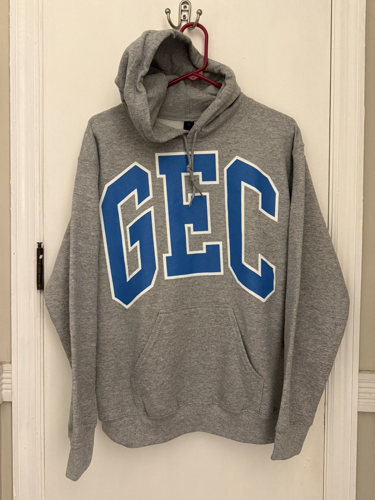 Drain Gang 100 Gecs Varsity Grey Hoodie Size US S / EU 44-46 / 1 - 1 Thumbnail
