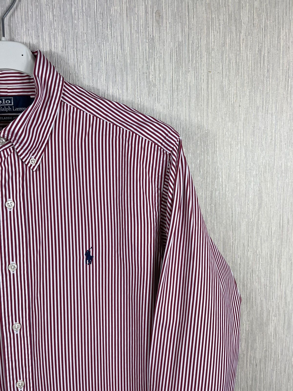 Polo Ralph Lauren × Ralph Lauren × Vintage Vintage Polo Ralph Lauren 90s striped shirt chest small logo Size US L / EU 52-54 / 3 - 3 Thumbnail