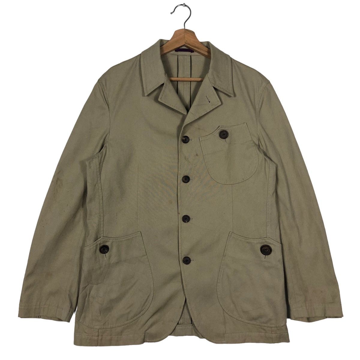 Japanese Brand 🔥90’s Vintage Chore Work Jacket Double Breast Paul Smith Size US L / EU 52-54 / 3 - 1 Thumbnail