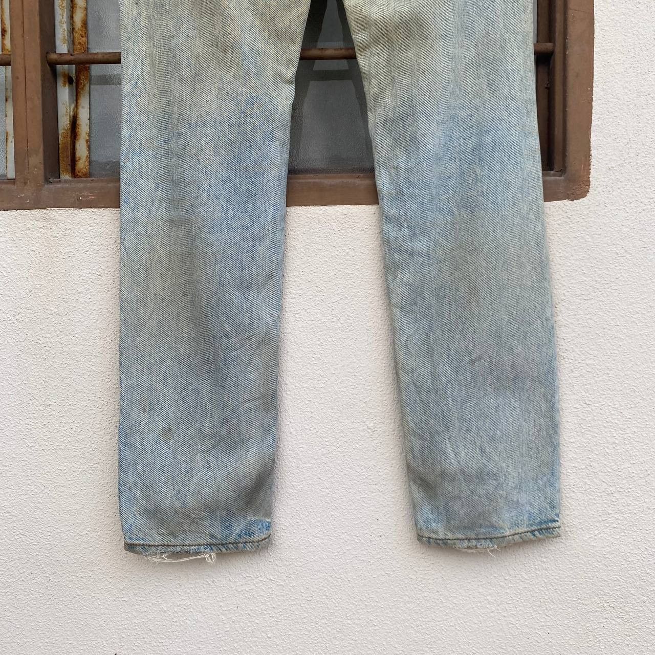 Levi's × Vintage SUPER CRAZY DIRTY VINTAGE LEVIS 1989 DENIM LOT 606 BJ07-10 Size US 28 / EU 44 - 8 Thumbnail