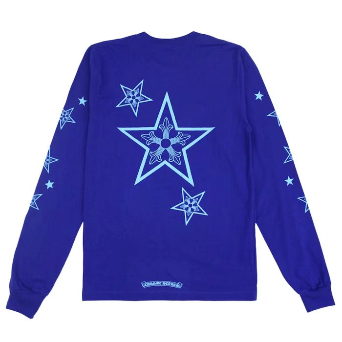 Chrome Hearts Chrome Hearts Stars CH Pocket Logo Long Sleeve T-Shirt ...