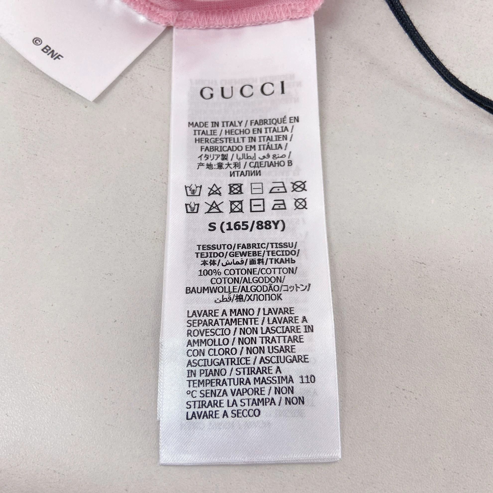 Gucci Gucci Pink Banana Cat Print T-shirt S Size S / US 4 / IT 40 - 8 Thumbnail