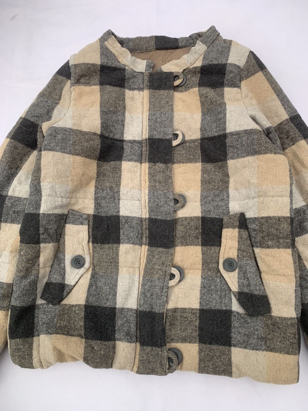 Japanese Brand Japanese Wool Plaid Jacket Punk Style Size US M / EU 48-50 / 2 - 4 Thumbnail