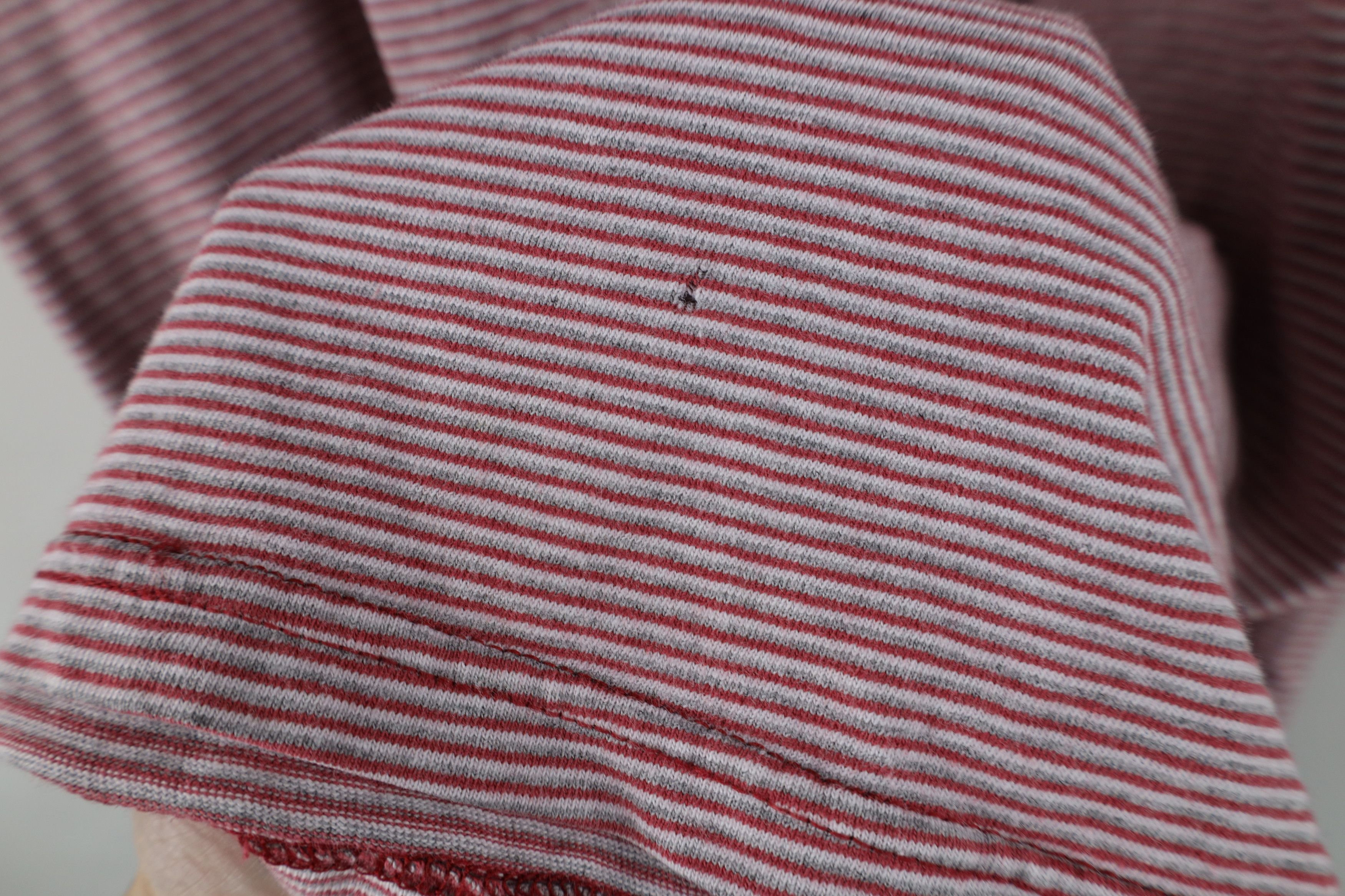 Vintage Vintage 90s Streetwear Blank Striped Short Sleeve T-Shirt Size US XL / EU 56 / 4 - 9 Thumbnail