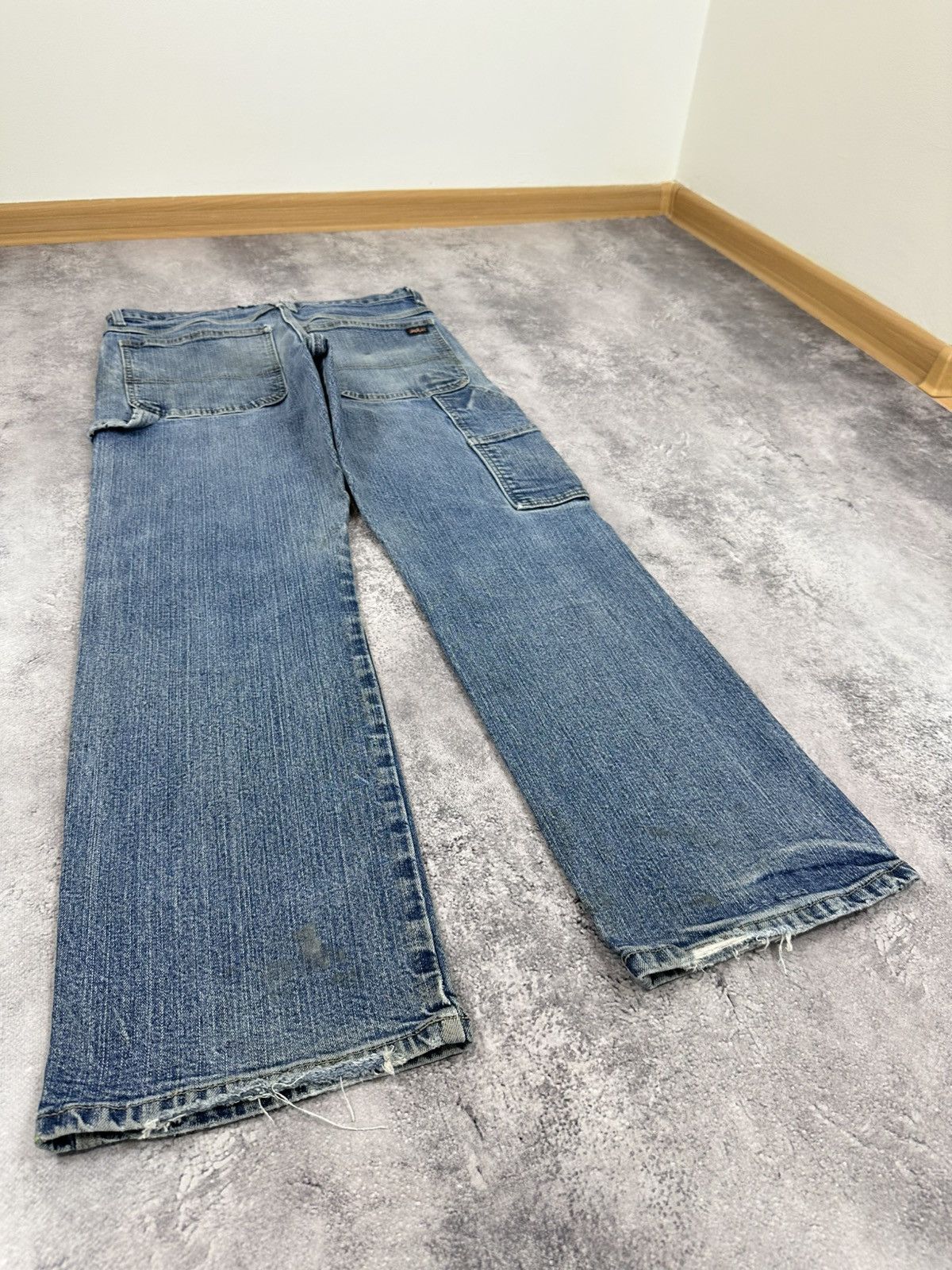 Dickies Vintage Dickies Distressed Denim Carpenter Work USA Pants Size US 32 / EU 48 - 3 Thumbnail