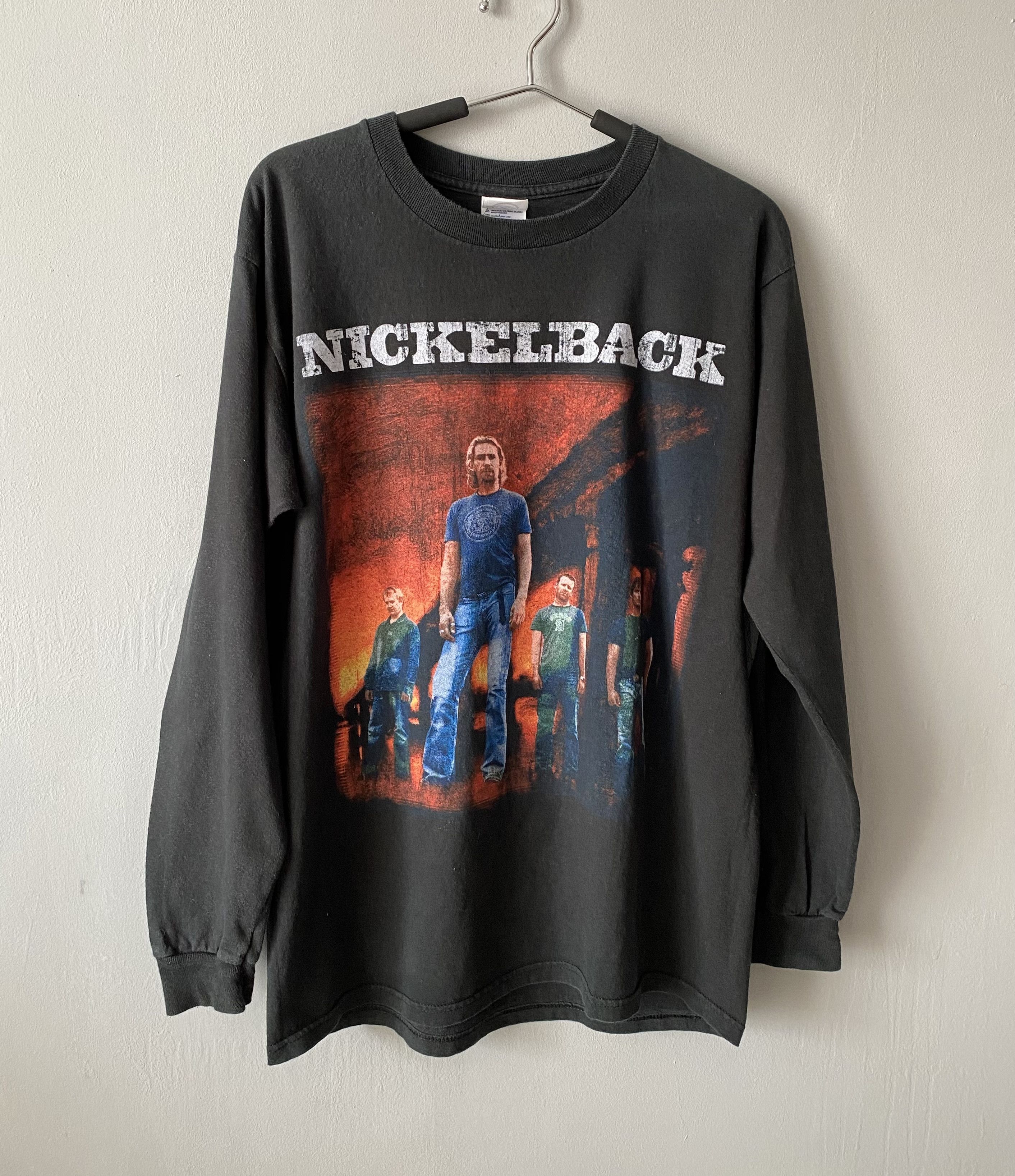 Band Tees × Vintage Vintage 2004 Nickelback The Long road tour t-shirt Size US M / EU 48-50 / 2 - 1 Thumbnail