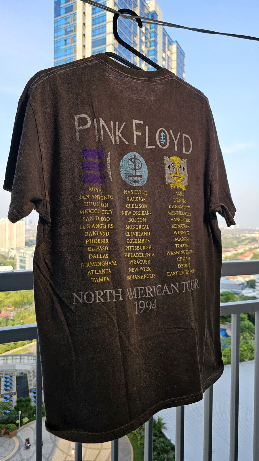 Vintage Rare Pink floyd north american tour Size US L / EU 52-54 / 3 - 2 Thumbnail
