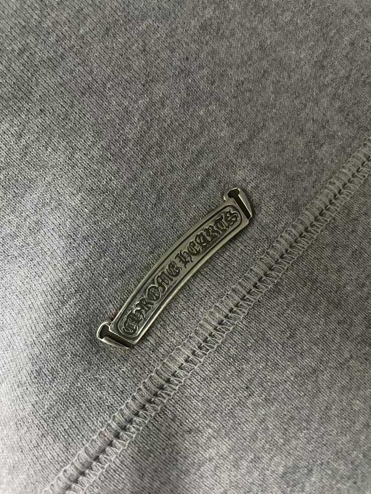 Chrome Hearts Chrome Hearts Triple Cross Gray Zip Up Hoodie Size M / US 6-8 / IT 42-44 - 3 Thumbnail