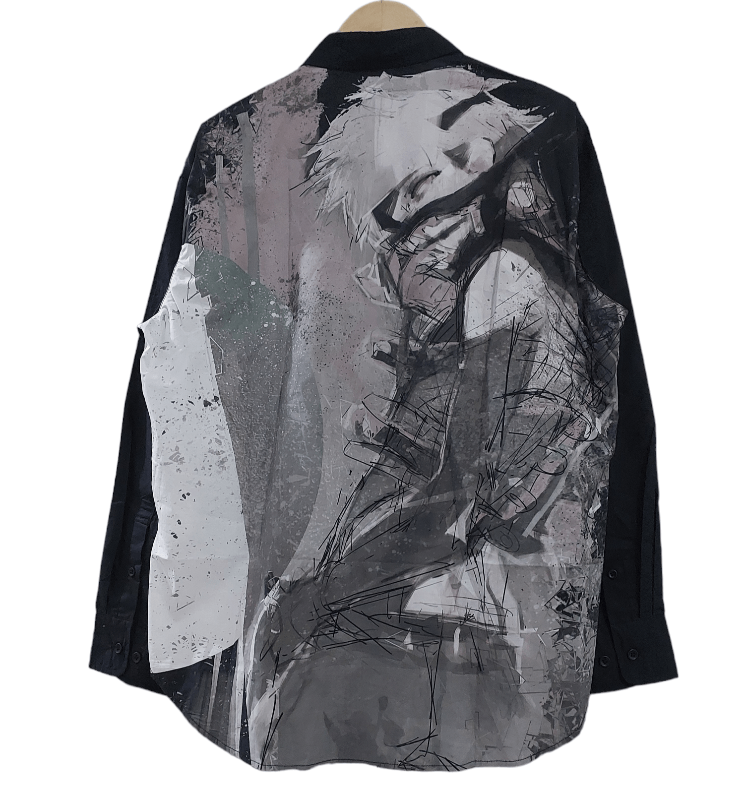 image of Tokyo Ghoul Full Print Long Sleeve Shirt, Men's (Size Large)