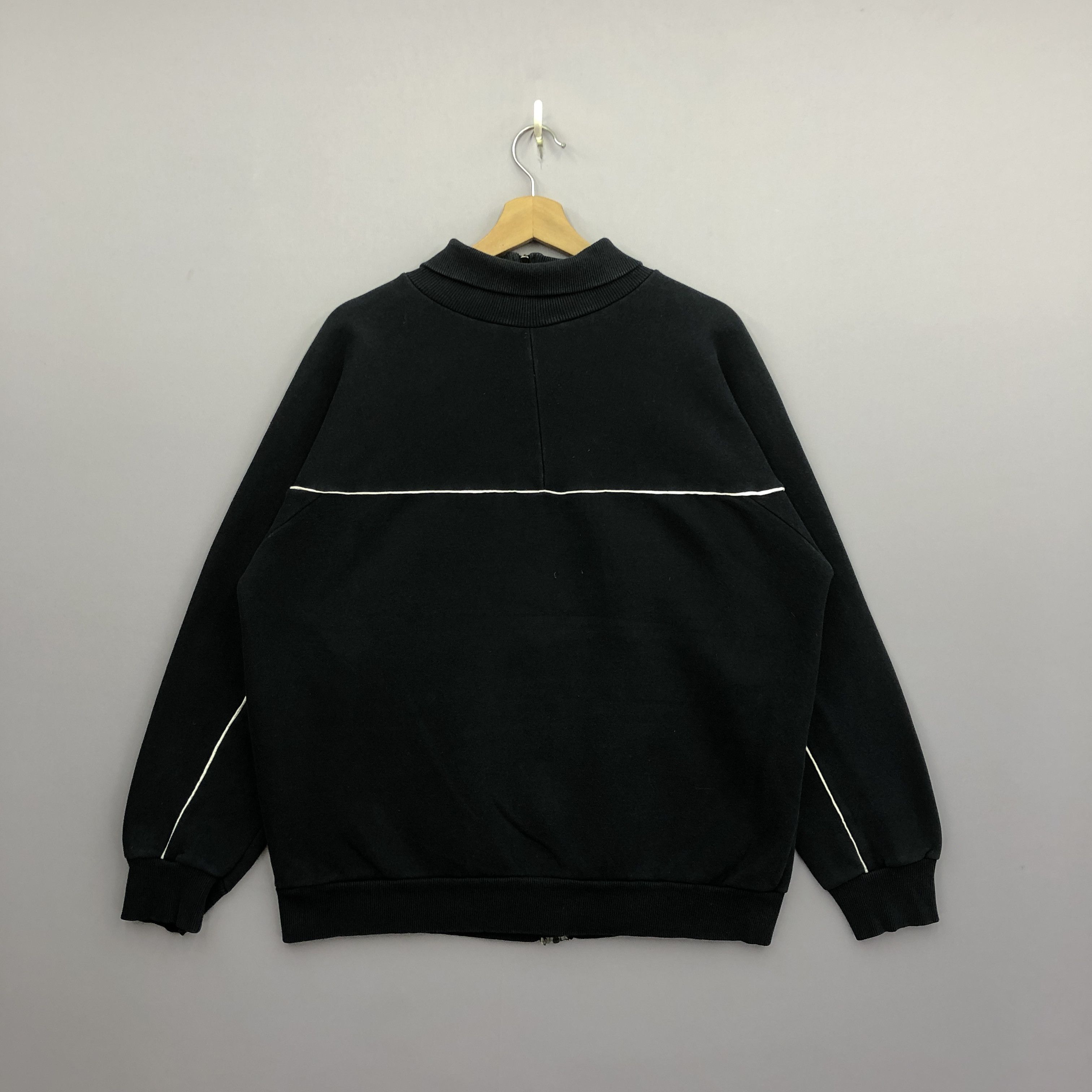 Nike × Vintage Vintage Nike Zipper Sweatshirt Nike Swoosh Sweater Jumper Size US XL / EU 56 / 4 - 2 Thumbnail