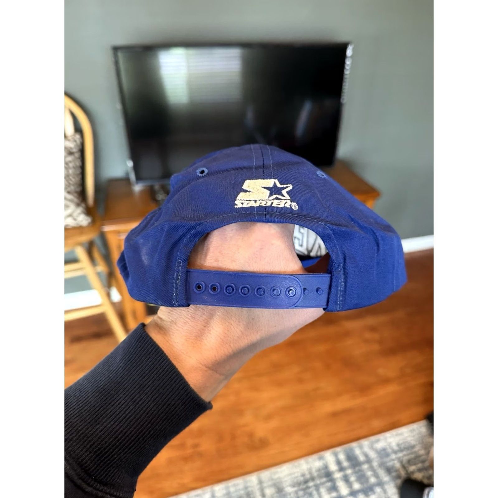 Starter VINTAGE Kentucky Starters Blue Twill Arch SnapBack Hat Cap NCAA Sports Starter Size ONE SIZE - 3 Thumbnail