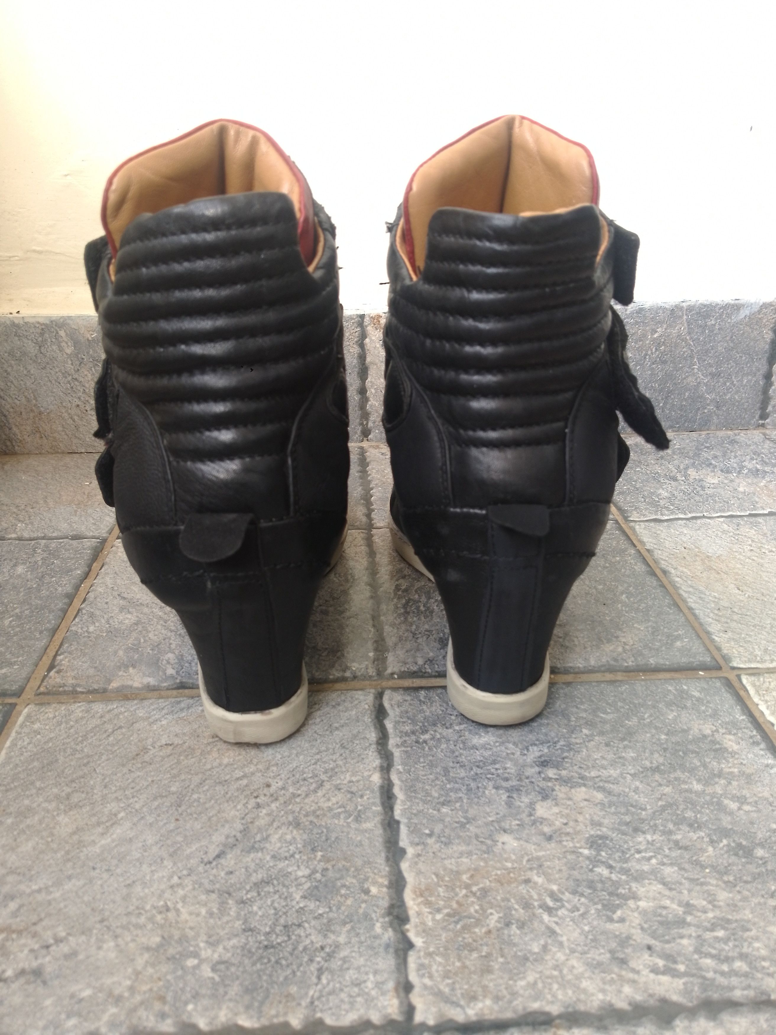 A.S.98 AS 98 leather wedge sneakers Size US 10 / IT 40 - 3 Thumbnail