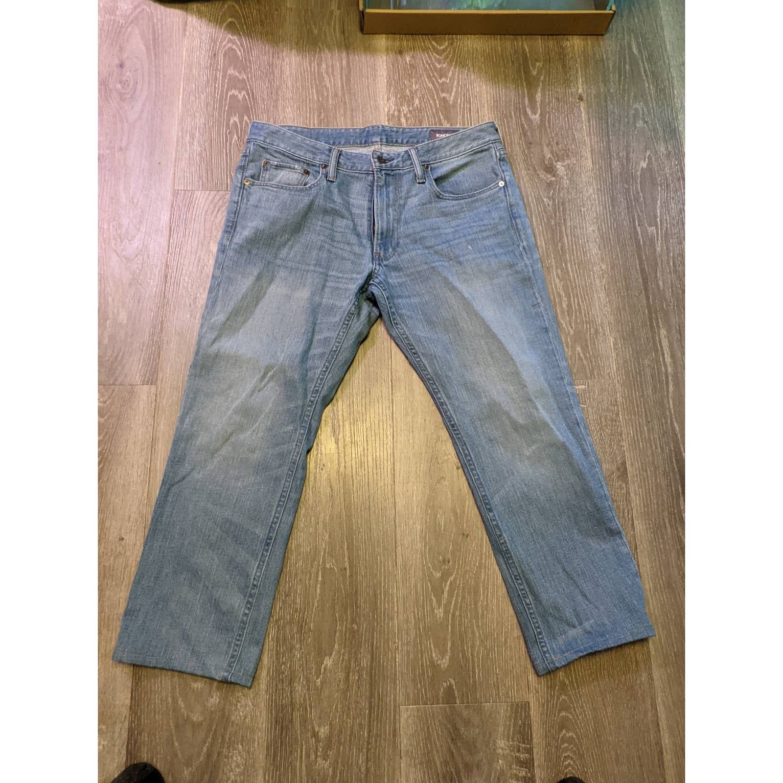 Bonobos Bonobos Mens Light Wash Jeans Size US 34 / EU 50 - 1 Thumbnail