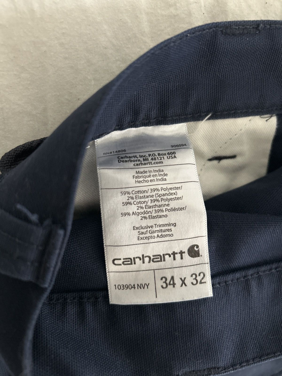 Carhartt Blue Carhartt fitted workpants Size US 34 / EU 50 - 3 Thumbnail