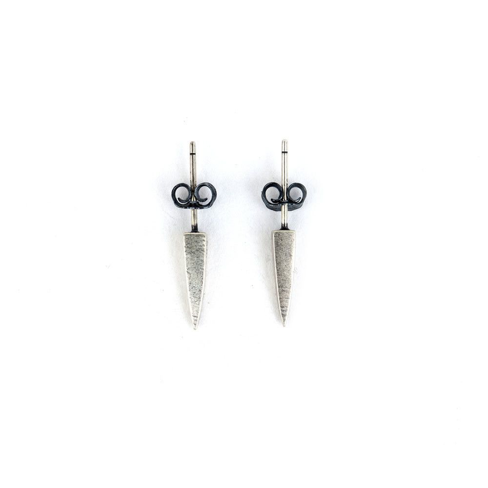 Jewelry Punk Earrings One Pairs Chrome Jewelry Size ONE SIZE - 5 Thumbnail