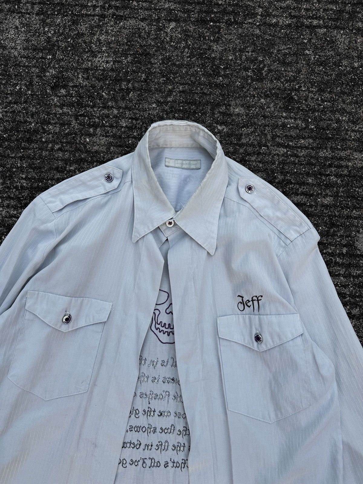 Number (N)ine Number(N)ine SS01 Jeff Buckley Mystery White Boy Shirt Size US M / EU 48-50 / 2 - 5 Thumbnail