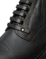 Dolce & Gabbana o1y0125 Buckle Laced Shoes in Black Size US 7 / EU 40 - 3 Thumbnail