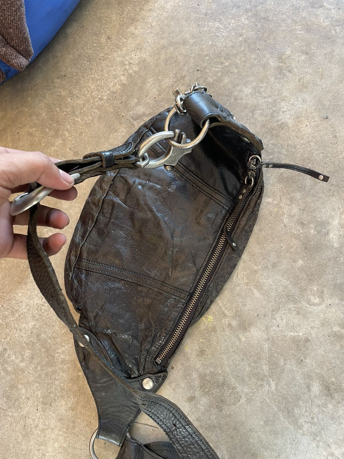 Alfredo Bannister Alfredo Bannister Leather WaistBag punk Stail Size ONE SIZE - 8 Thumbnail