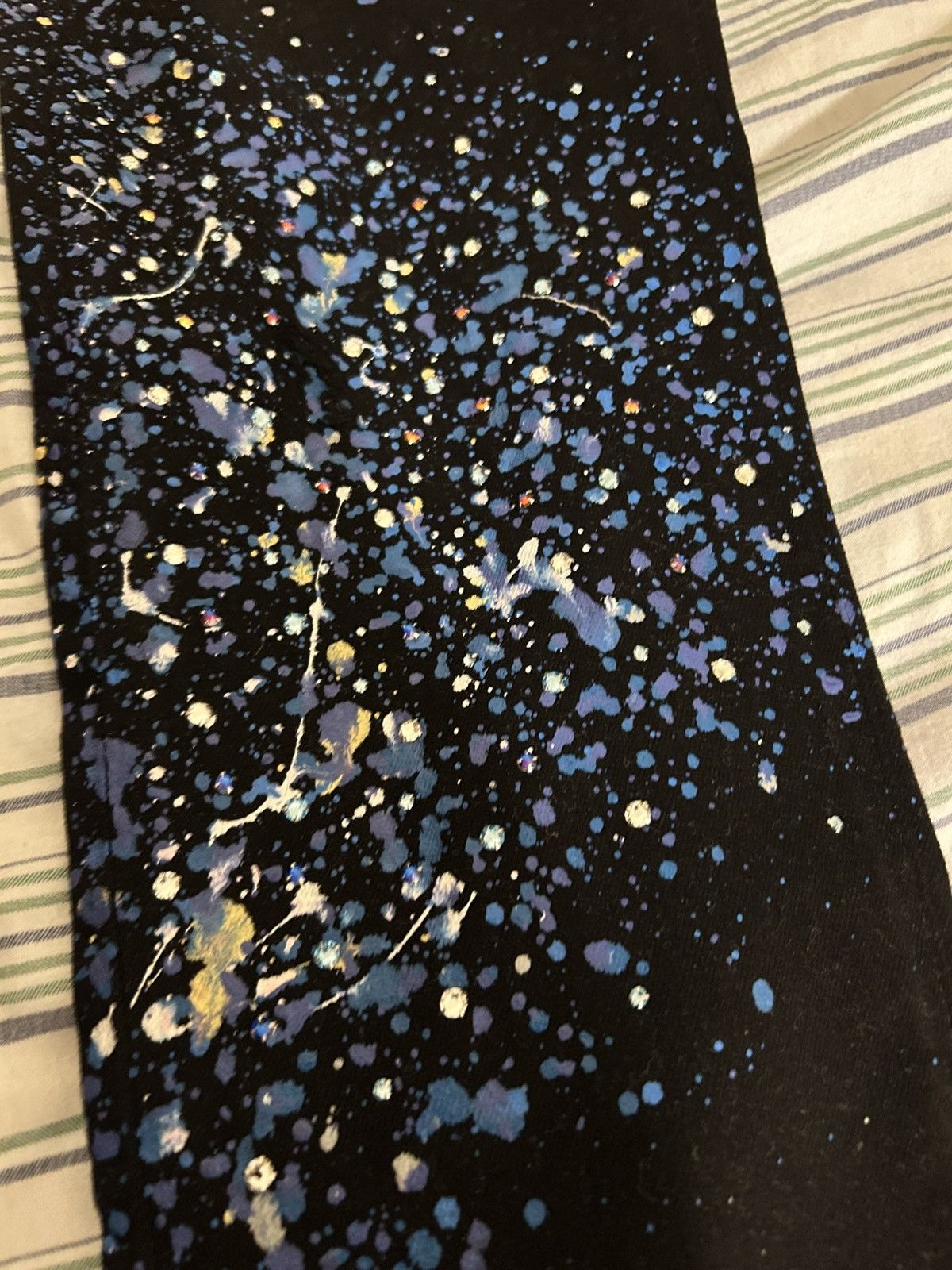 Amiri AMIRI crystal painter Jean black Size US 33 - 3 Thumbnail