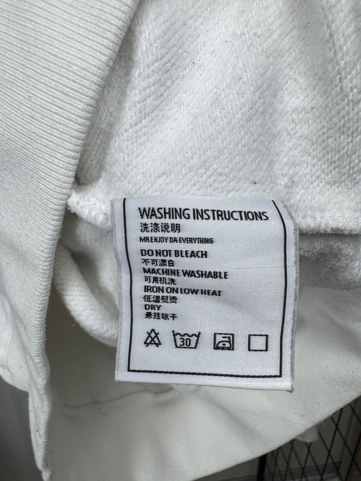 MR.ENJOY DA MONEY M.E.D.M 53 White sweatshirt