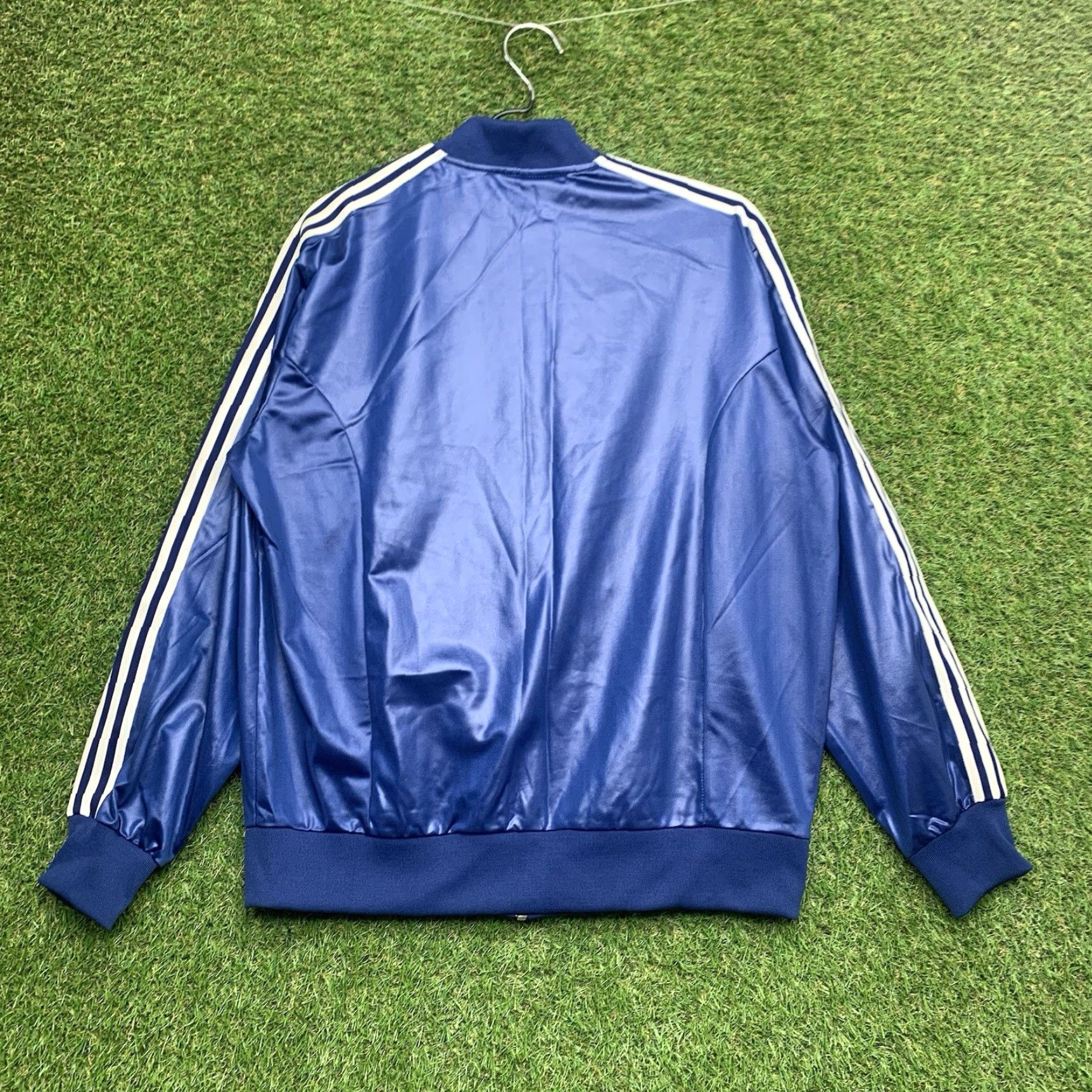 Sears Vintage Sears Track Jacket Mens Large Blue Full Zip Up 70s Disco Hippie NWT Size US L / EU 52-54 / 3 - 2 Thumbnail