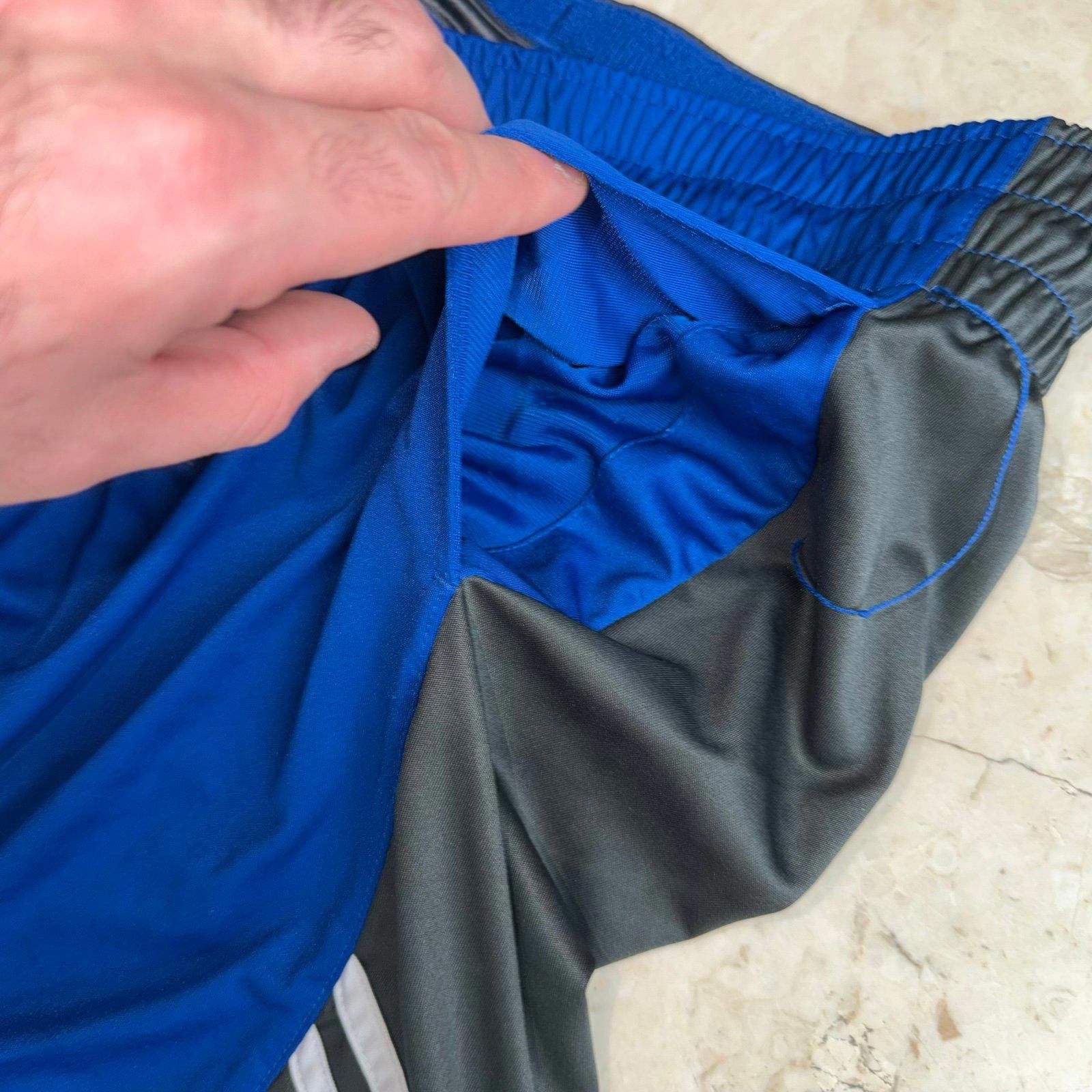 Adidas Adidas Shimmer Dazzle Blue Hoop Shorts Mens XL Y2K 90s Rare Size US 36 / EU 52 - 3 Thumbnail