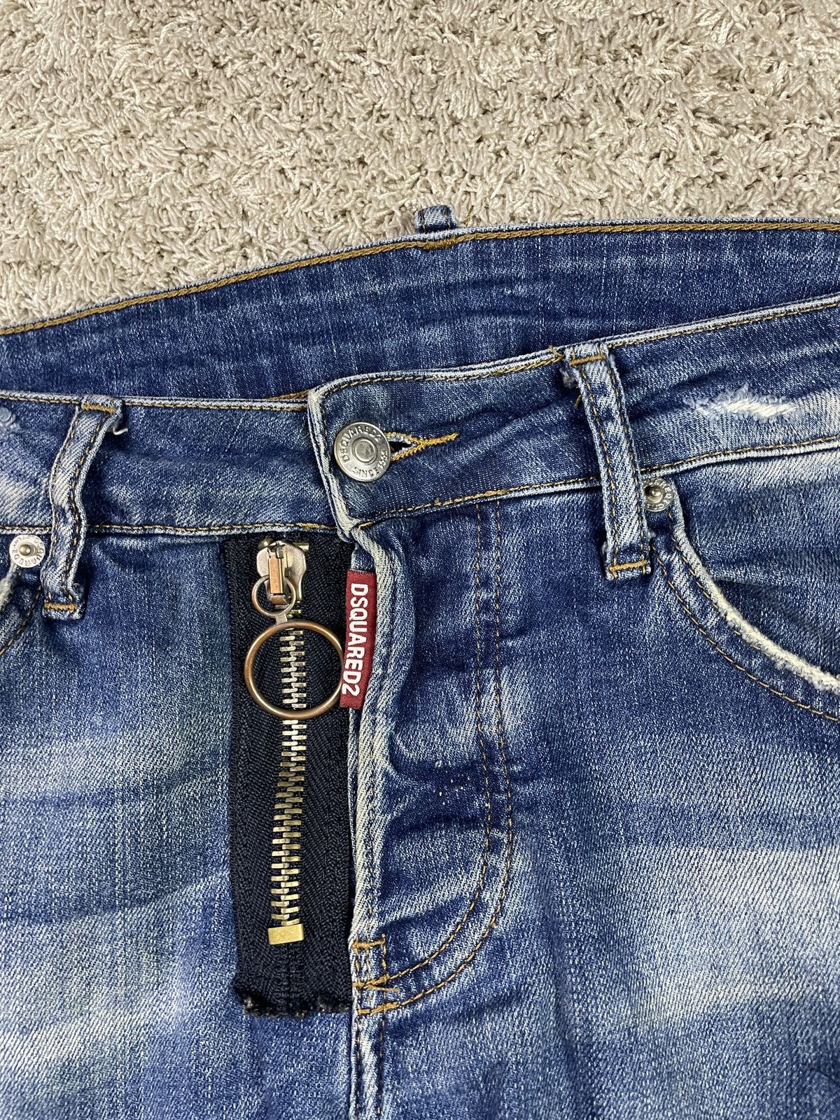 Dsquared2 Dsquared 2 Distressed Denim Shorts Size US 28 / EU 44 - 3 Thumbnail