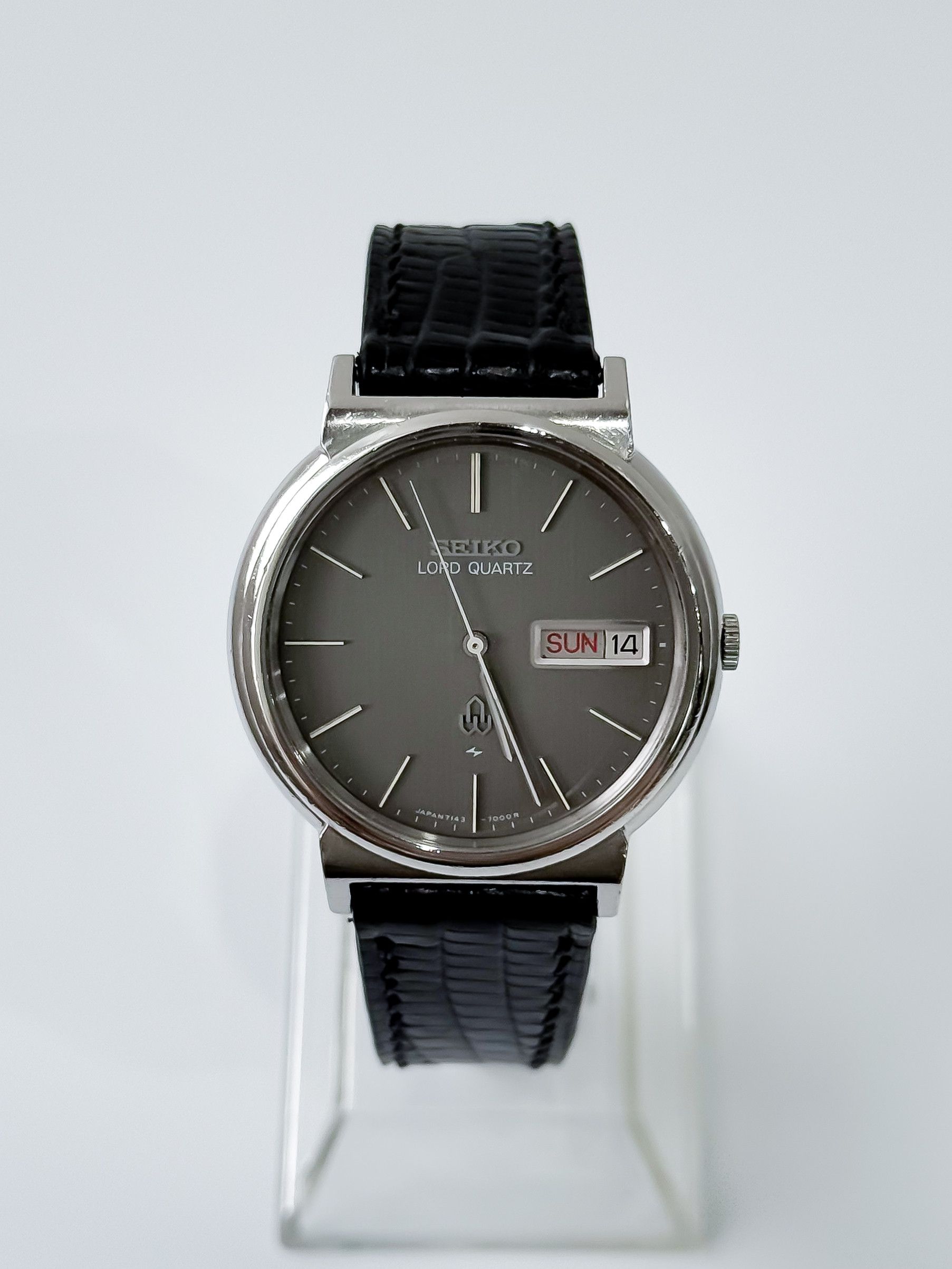 Seiko Seiko Lord Quartz 7143-7000 Dark Gray Dial Size ONE SIZE - 6 Thumbnail