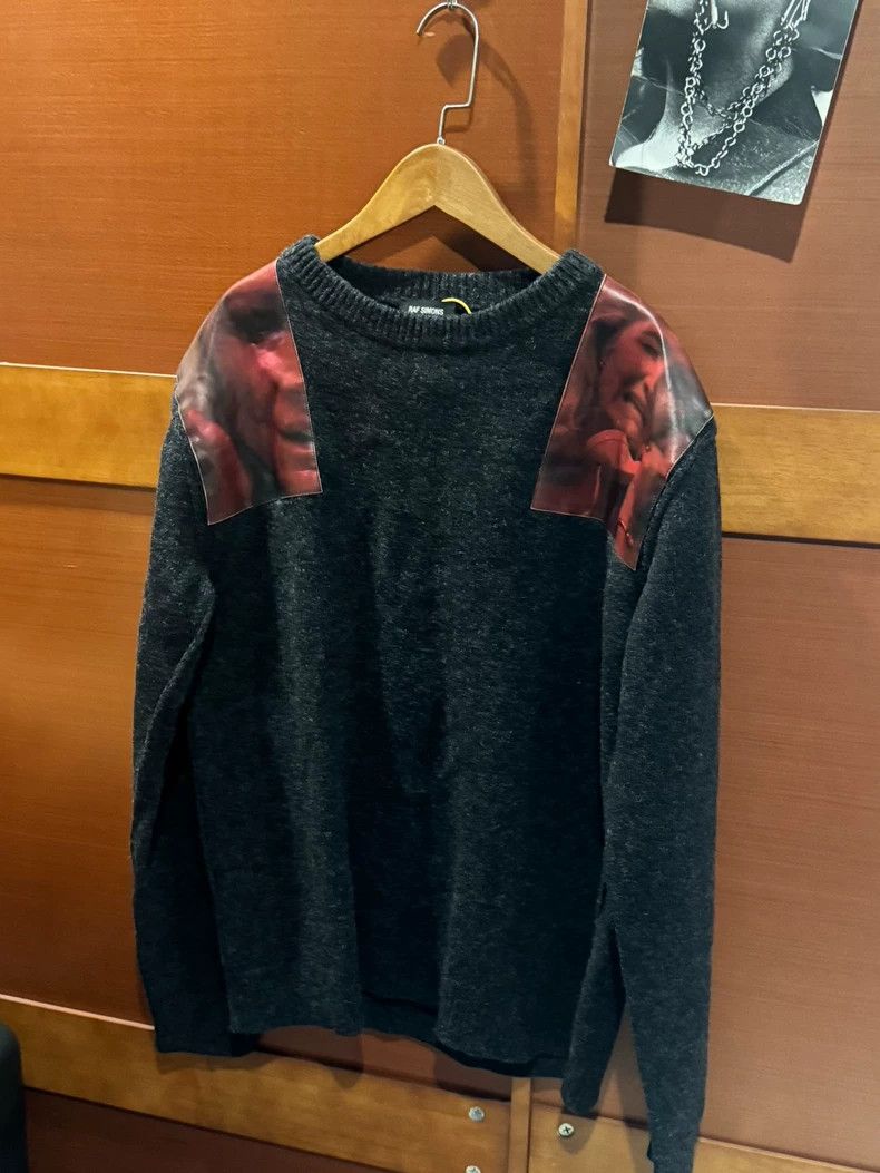 Raf Simons Raf simons 19AW Blue Velvet Patch Photo Printed Long Sleev Size US S / EU 44-46 / 1 - 2 Thumbnail