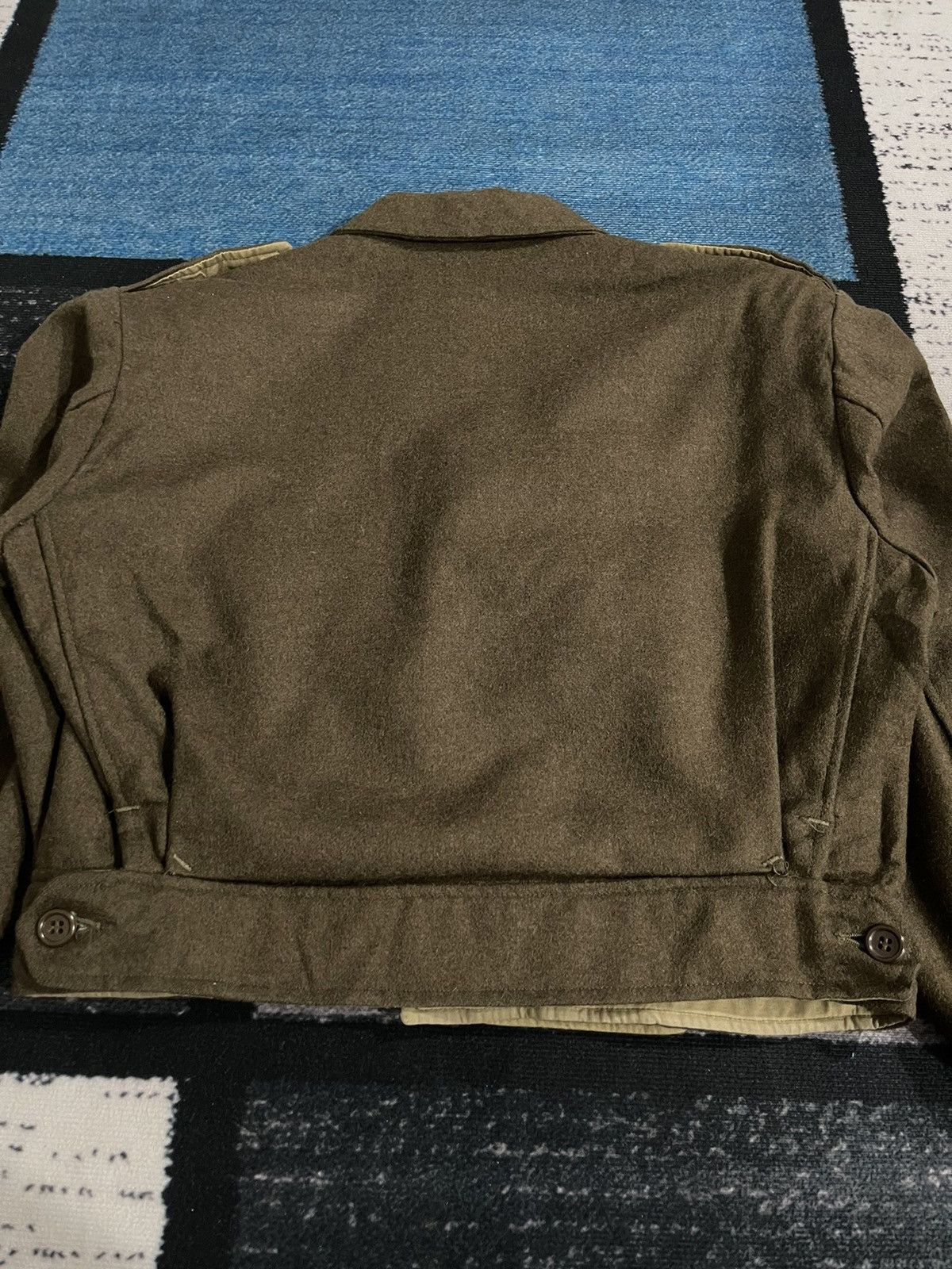 Vintage Vintage 1940-1950 French Military Army Wool Jacket Size M / US 6-8 / IT 42-44 - 13 Thumbnail