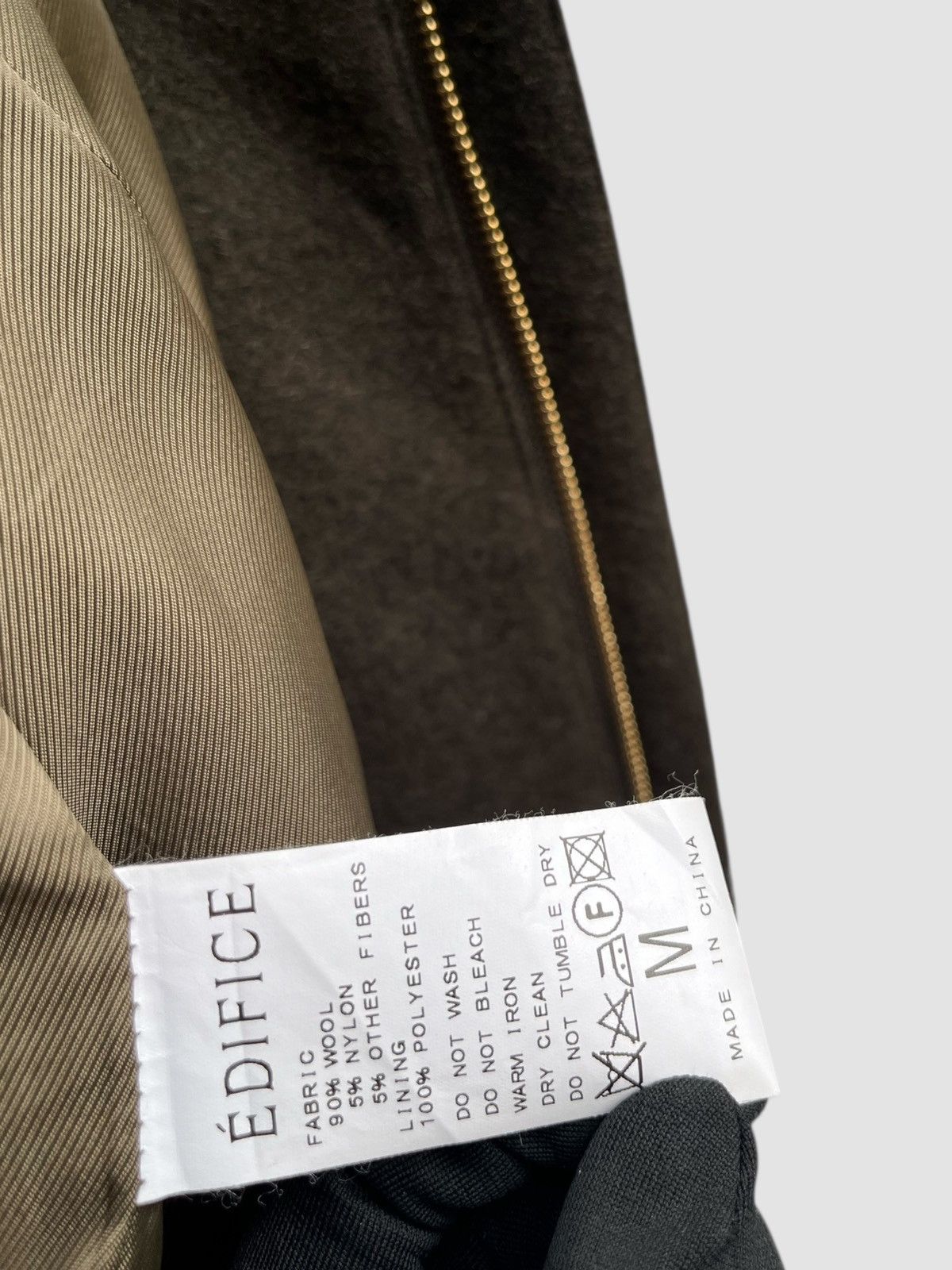 Edifice Japan Edifice Vetements Pour Homme Hooded Wool Blend Jacket Olive Size US M / EU 48-50 / 2 - 9 Thumbnail