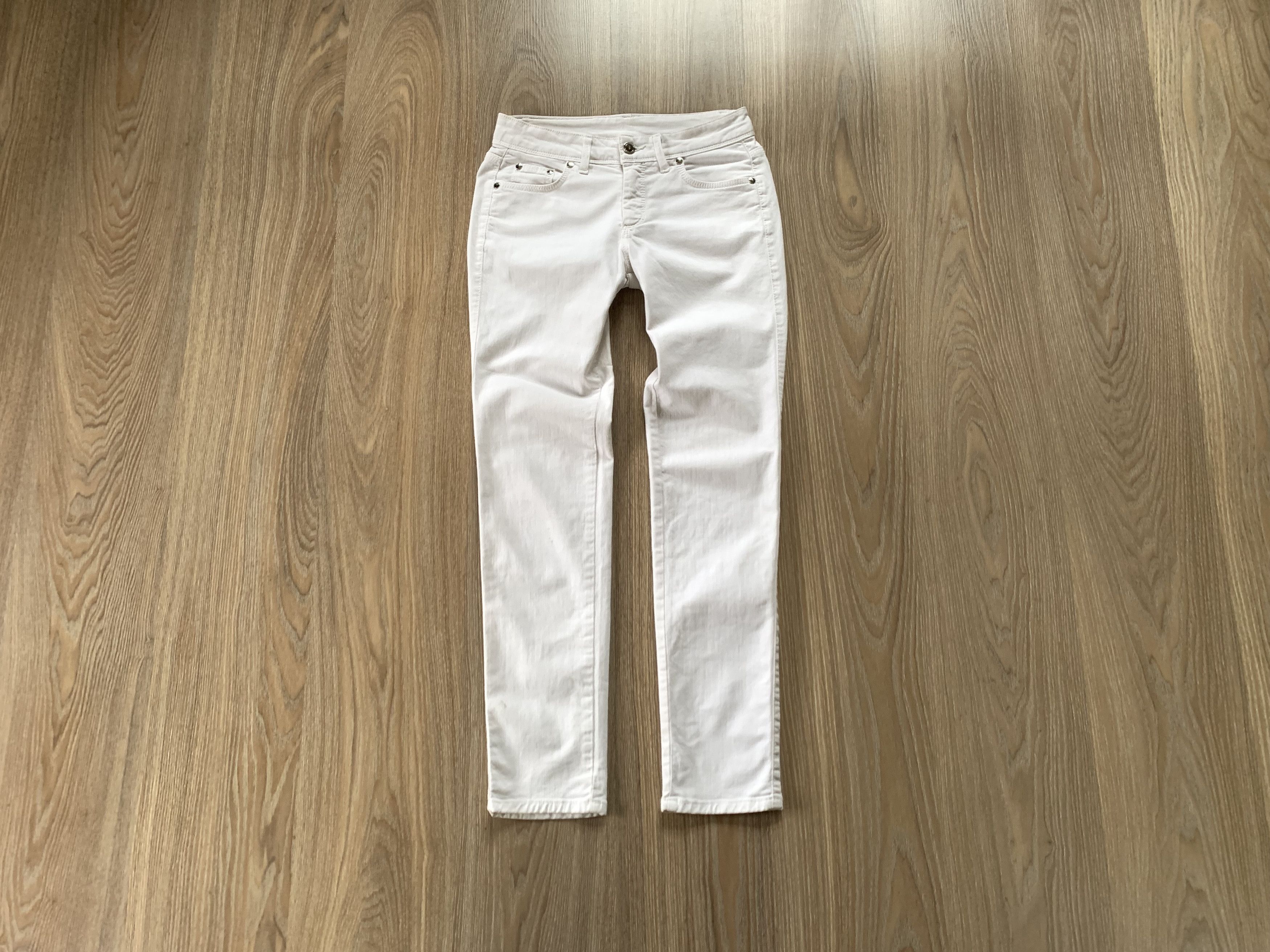 Trussardi × Vintage Trussardi Vintage White Denim Jeans Size 25" / US 0 / IT 36 - 12 Thumbnail
