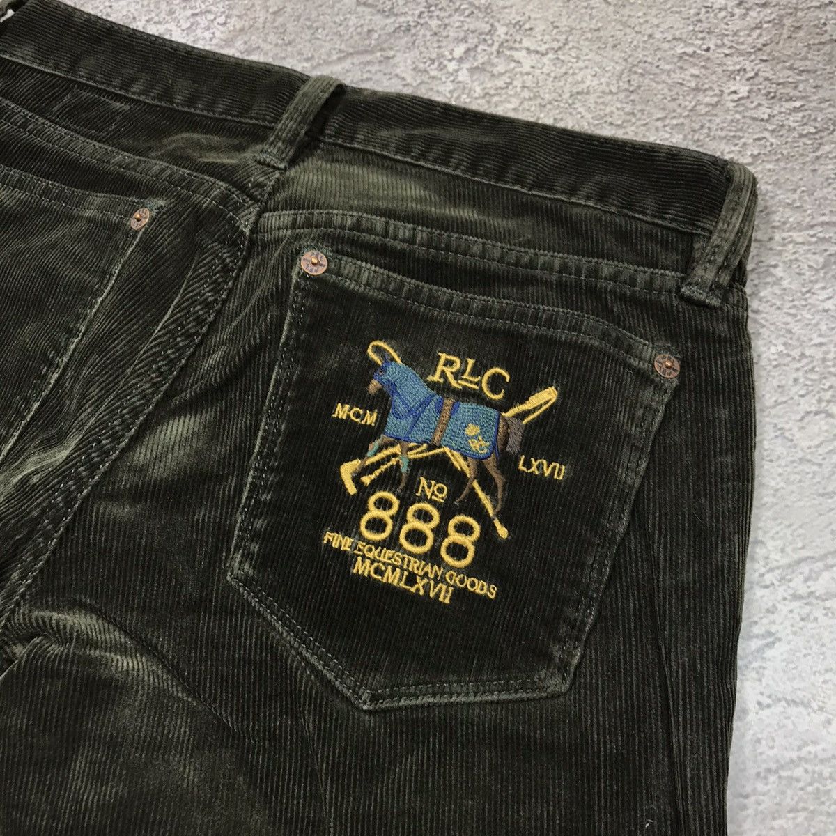 Vintage Vintage Y2K Low Rise Baggy Velvet Pants Grunge Swag Faded 26 Size 26" / US 2 / IT 38 - 8 Thumbnail