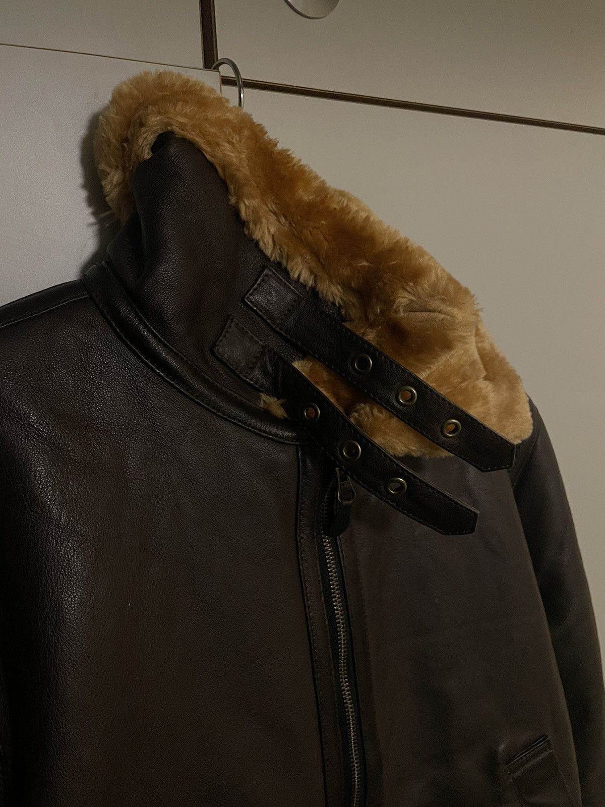 Vintage Vintage Leather Jacket - Shearling Jacket Size US S / EU 44-46 / 1 - 3 Thumbnail