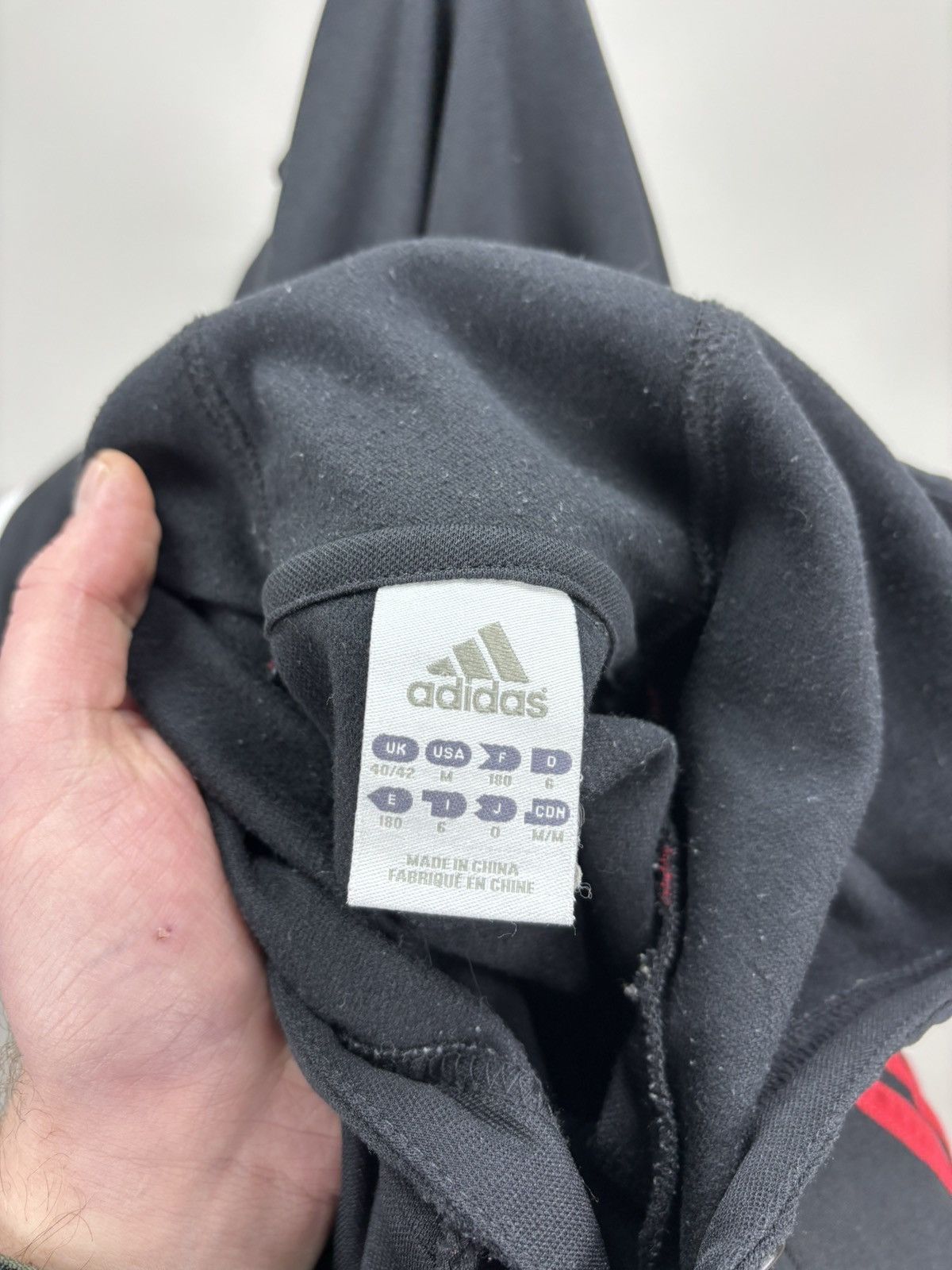 Adidas Mens hoodie Adidas AC 2011-2012 Milan Size M Color Black Size US M / EU 48-50 / 2 - 10 Thumbnail