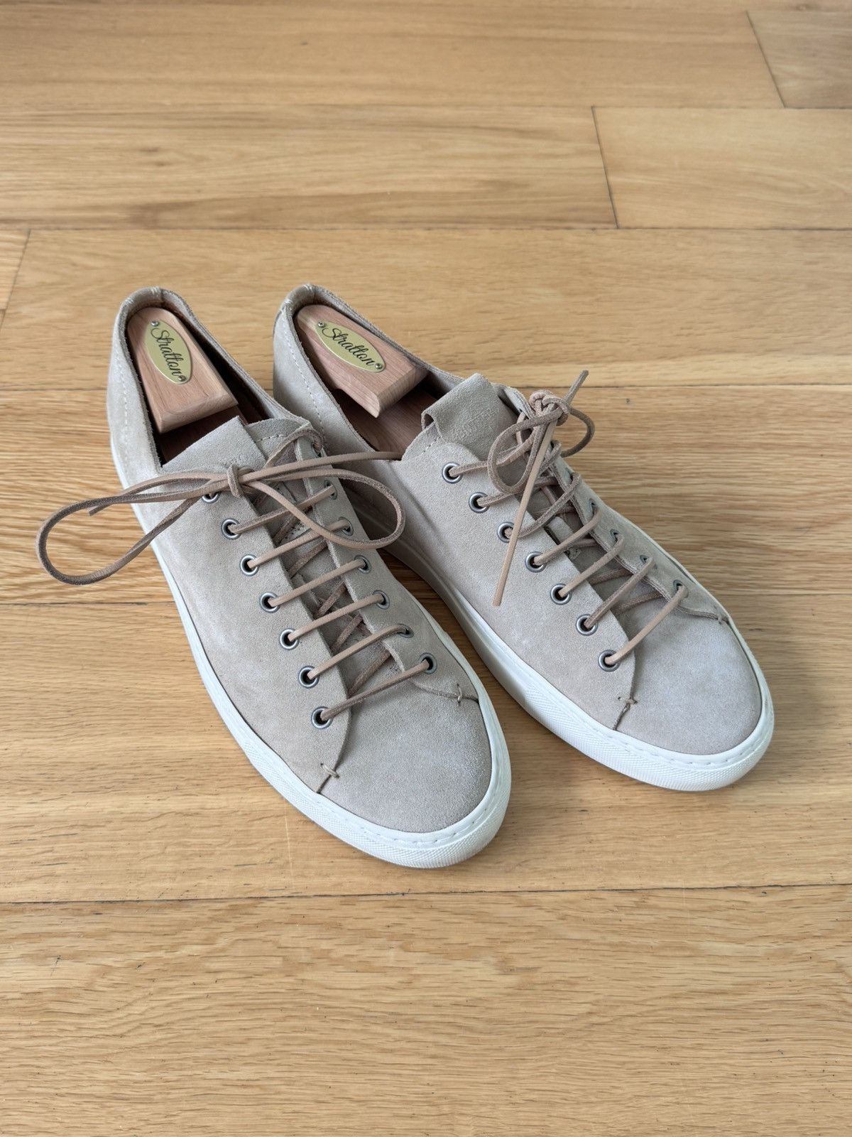 Buttero Buttero Tanino Taupe Suede low-top sneakers EU 43.5 Size US 10.5 / EU 43-44 - 1 Thumbnail