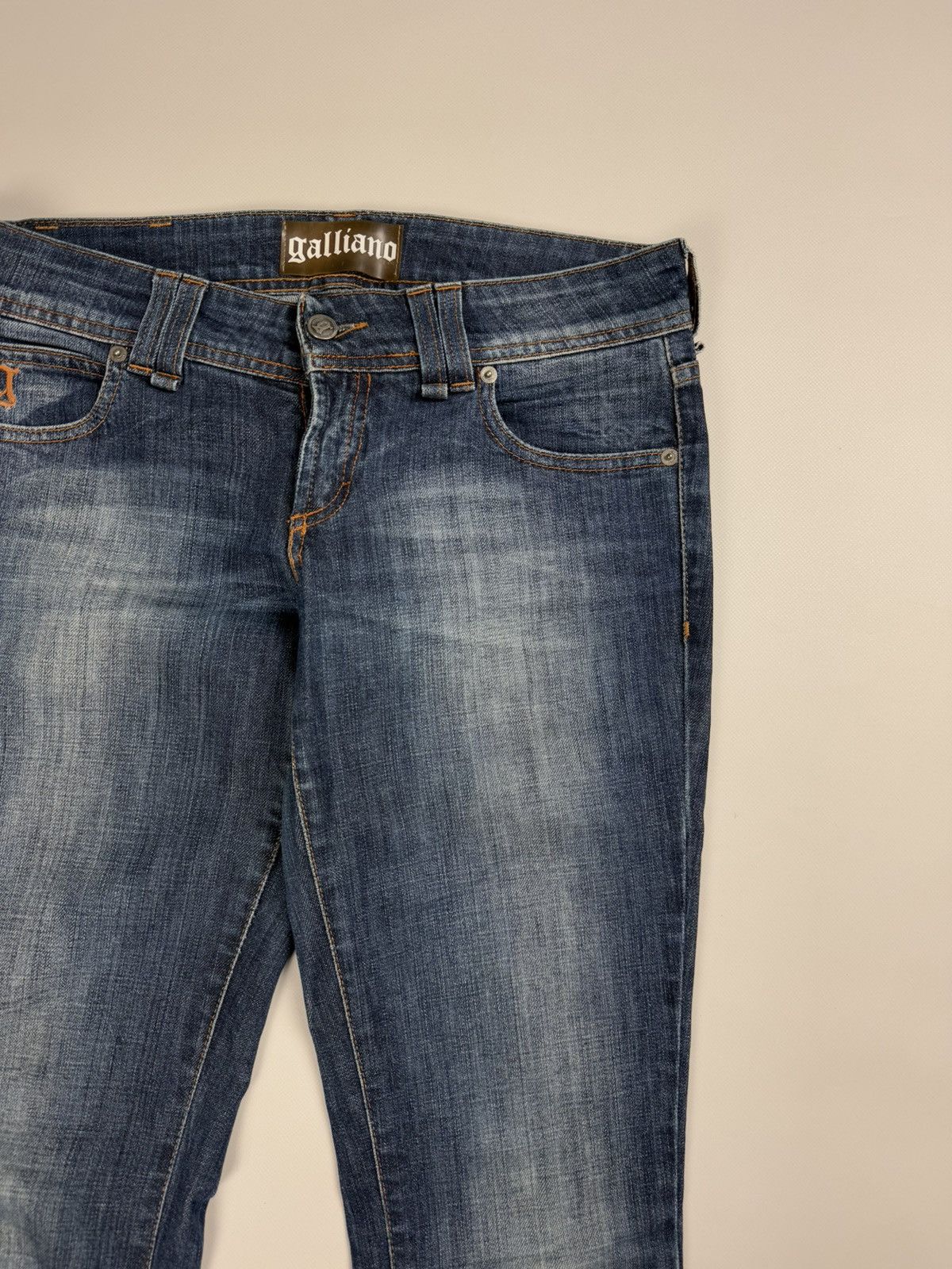 John Galliano Galliano Vintage Ladies Skinny Denim Jeans Size 29 / 43 Size 29" - 7 Thumbnail