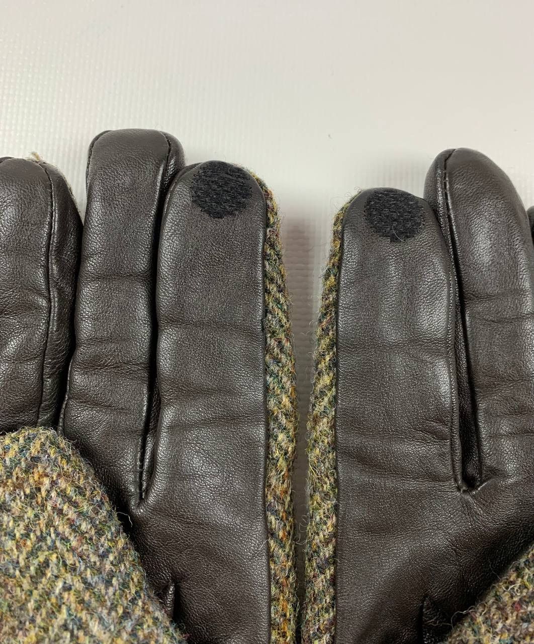Harris Tweed Harris Tweed Wool Leather Gloves Size ONE SIZE - 6 Thumbnail