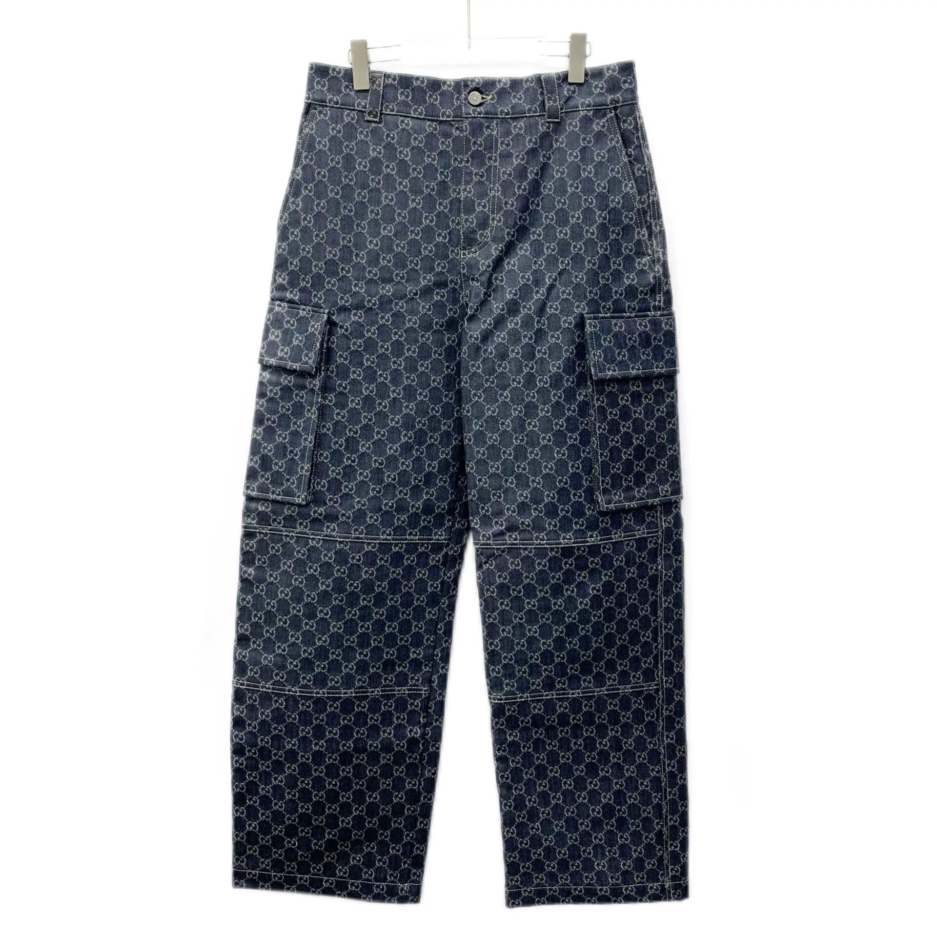 Gucci Gucci GG Monogram Jacquard Cargo Pants 46 Size US 30 / EU 46 - 1 Thumbnail