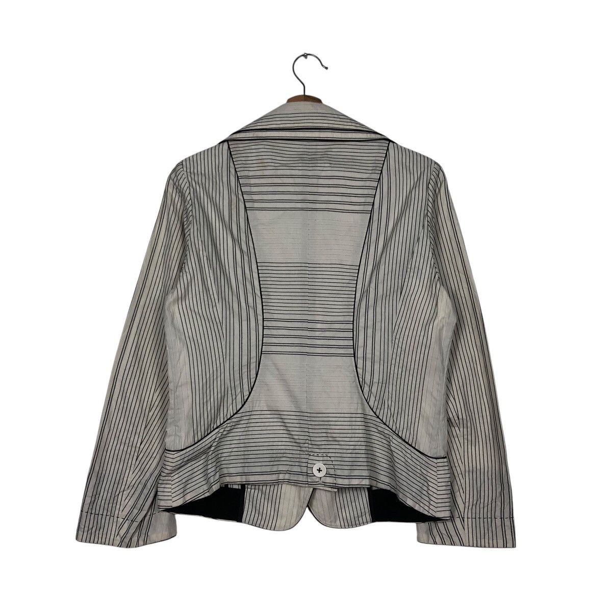 Hiroko Koshino Homme 📌Cropped Biker Jacket Quilted Over Design Hiroko Koshino Size US M / EU 48-50 / 2 - 9 Thumbnail