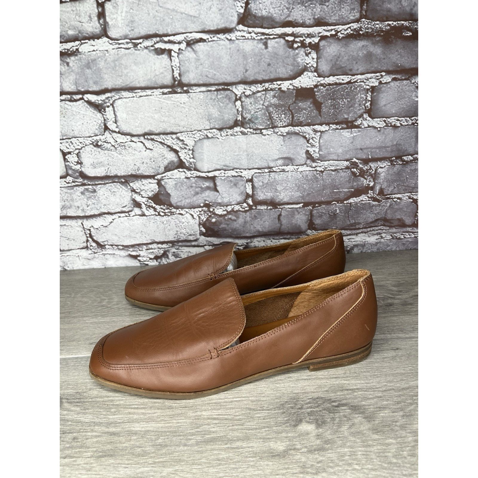 Lucky Brand Lucky Brand Canyen Loafer Brown Leather Slip On Almond Toe S Size US 10 / IT 40 - 2 Thumbnail