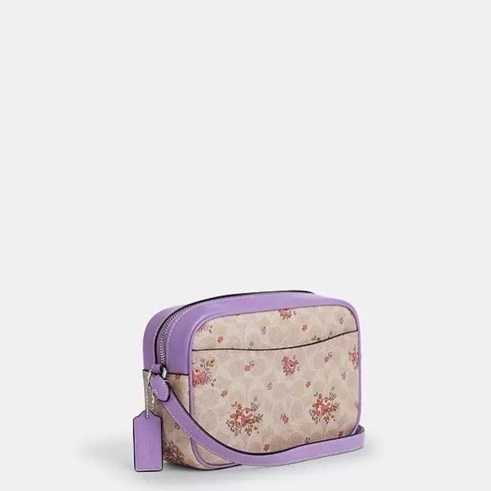 Coach NWT Coach CAT03 Floral Jamie Camera Bag Crossbody Sand Size ONE SIZE - 7 Thumbnail