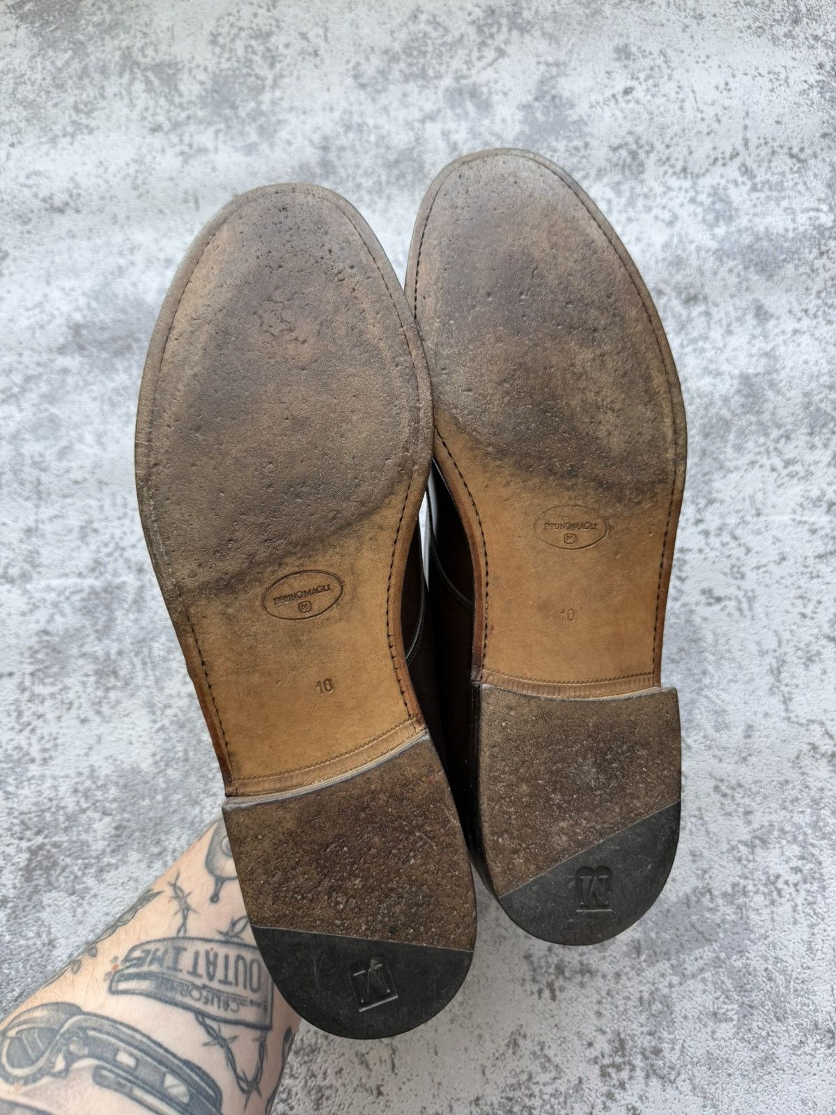 Bruno Magli BRUNO MAGLI Lucio Dark Brown Leather Single Monk Shoe Size US 11 / EU 44 - 7 Thumbnail