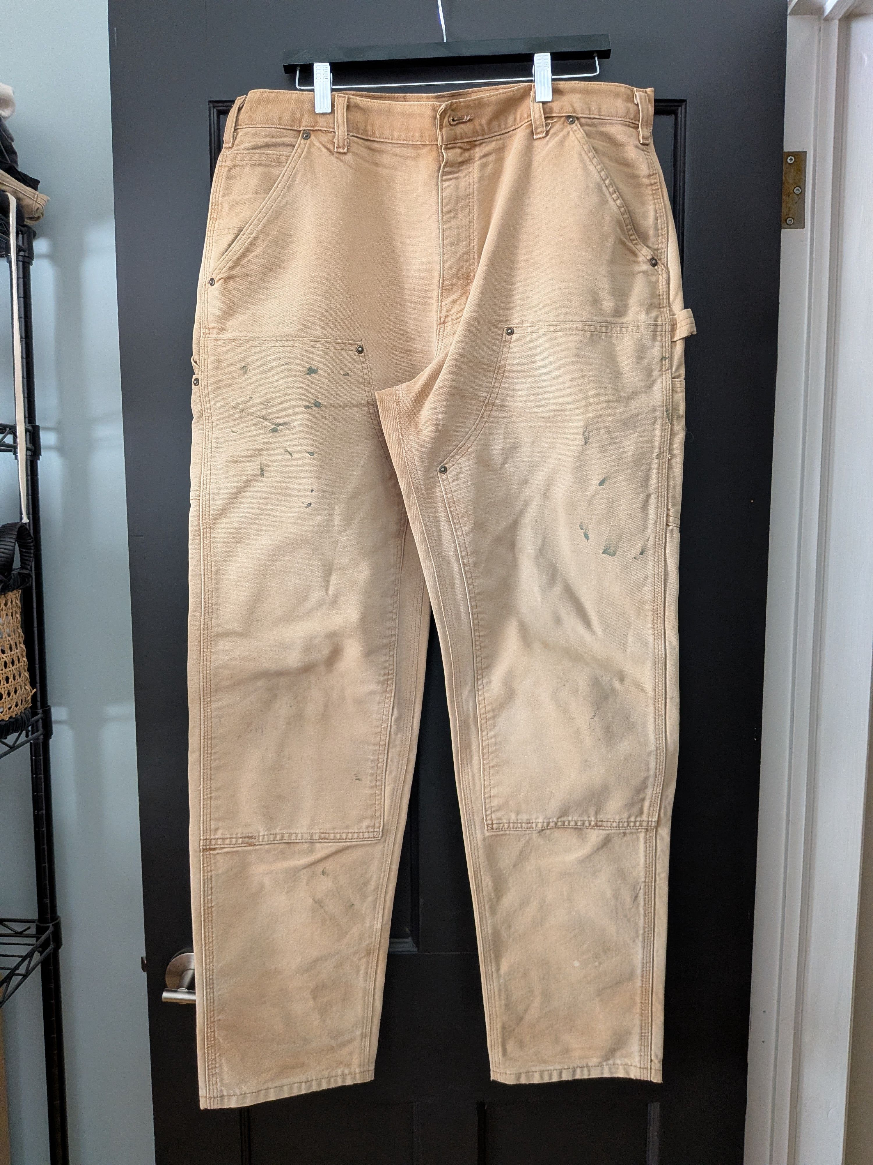 Carhartt Tapered Knee Double Front Work Pants Size US 36 / EU 52 - 1 Thumbnail