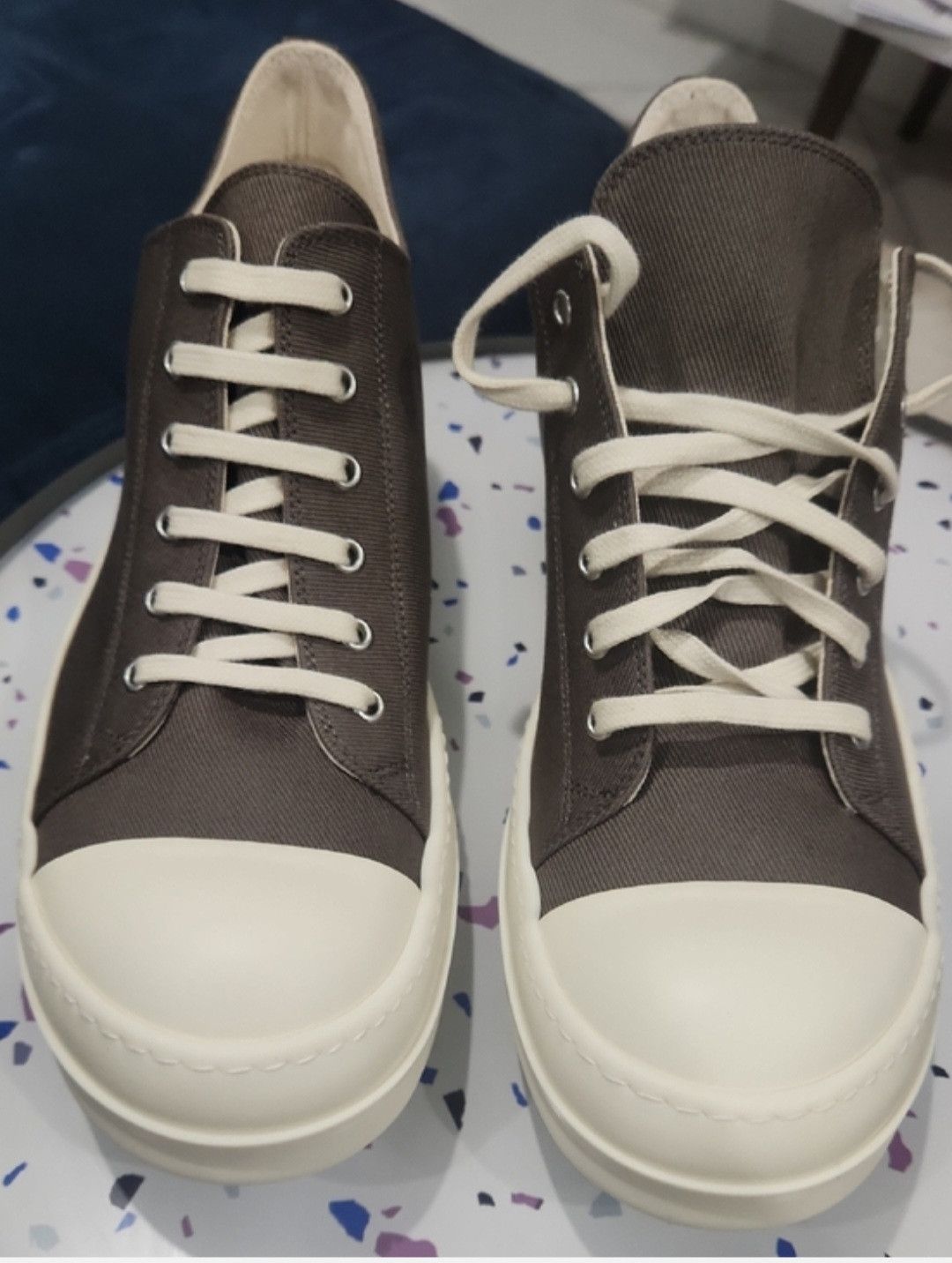Rick Owens Drkshdw Rick Owens DRKSHDW LOW TOP SNEAKERS Size US 11 / EU 44 - 1 Thumbnail