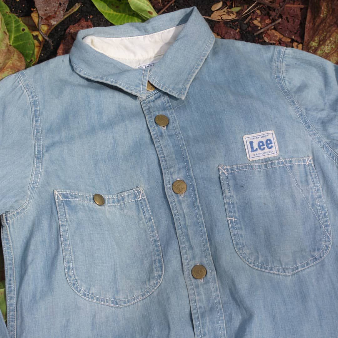 Lee Lee Chambray Long dress Shirt Size L unisex Union Made Size US L / EU 52-54 / 3 - 9 Thumbnail