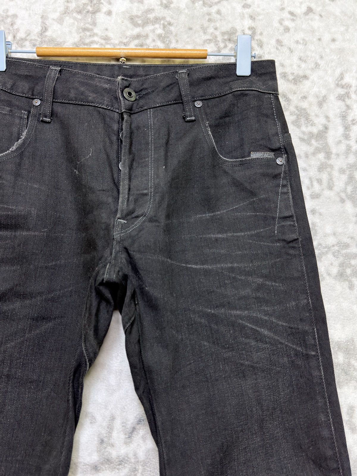 G-Star G-Star RAW Arc 3D Slim Black Faded Denim Ergonomic Fit Size US 28 / EU 44 - 5 Thumbnail